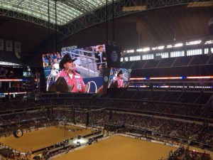 Estádio do Dallas Cowboys em dia de The America 